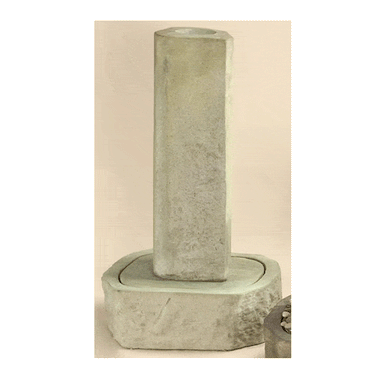Rock Pillar Outdoor Cast Stone Garden Fountain Fountain Tuscan